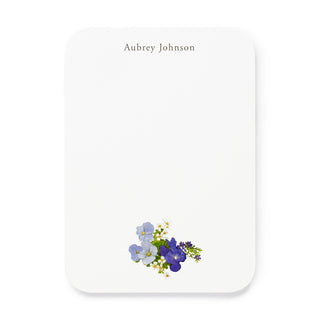 Blue Flower Bunch - Small Note Cards