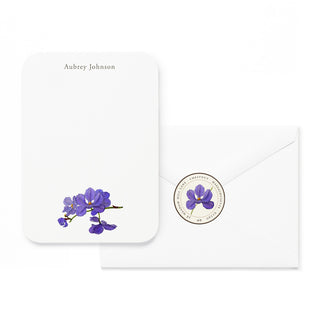 Sapphire Orchid - Small Note Cards