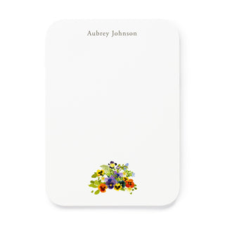 Spring Pansies - Small Note Cards