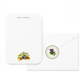 Spring Pansies - Small Note Cards