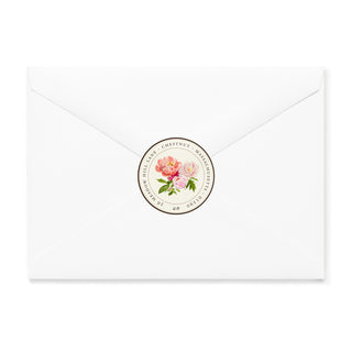 Coral Peonies - Small Note Cards