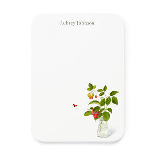 Ladybug with Raspberry - Small Note Cards