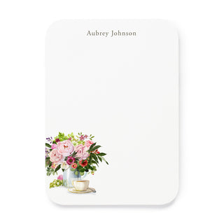 Tea with Flowers - Small Note Cards