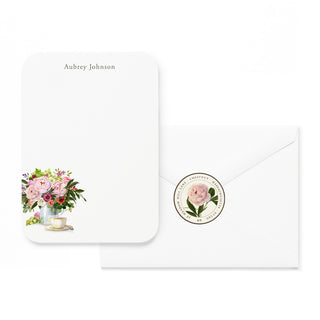Tea with Flowers - Small Note Cards
