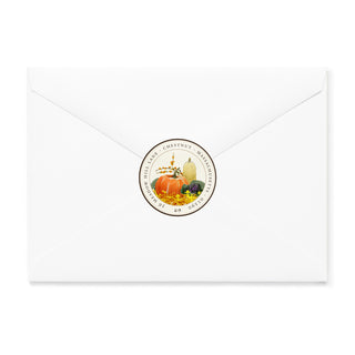 Pumpkins and Kale - Small Note Cards