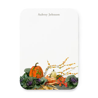 Pumpkins and Kale - Small Note Cards
