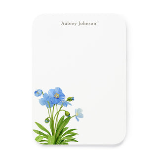 Blue Poppies - Small Note Cards