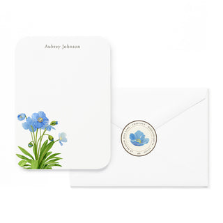 Blue Poppies - Small Note Cards