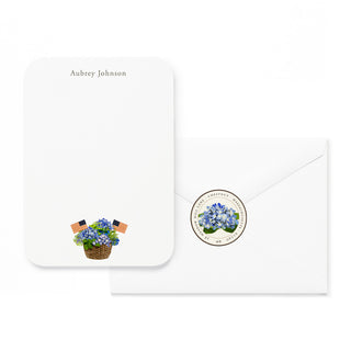 Hydrangea Basket - Small Note Cards