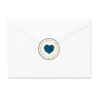 Navy Heart - Small Note Cards