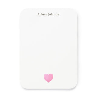 Pink Heart - Small Note Cards