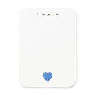 Cerulean Heart - Small Note Cards