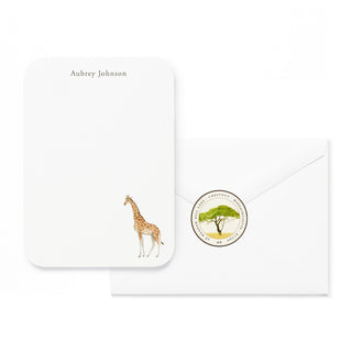 Savanna Giraffe - Small Note Cards