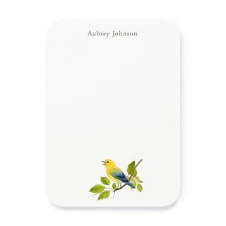 Warbler Songbird - Small Note Cards