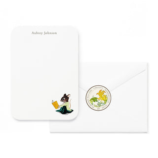 Reading Mouse - Small Note Cards