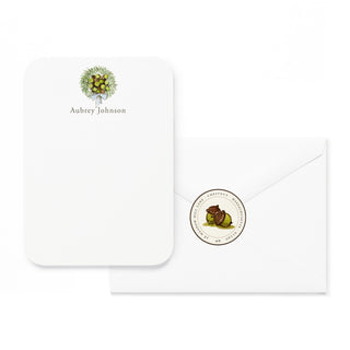 Acorn Garland - Small Note Cards