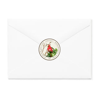 Cardinal and Evergreen - Small Note Cards