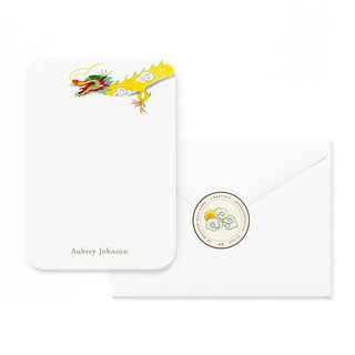 Golden Dragon - Small Note Cards