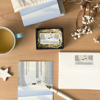 Peace Love Joy - Card and Address Label Set