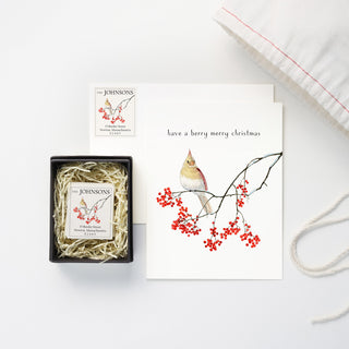 Lady Cardinal - Card and Address Label Set