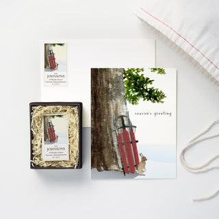 Leaning Sled - Card and Address Label Set