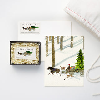 Christmas Delivery - Card and Address Label Set