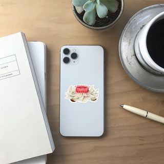 Victoria Water Lily Bloom - Vinyl Sticker