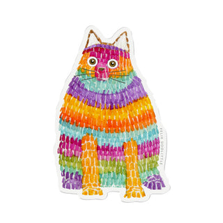 Piñata Fat Cat - Vinyl Sticker