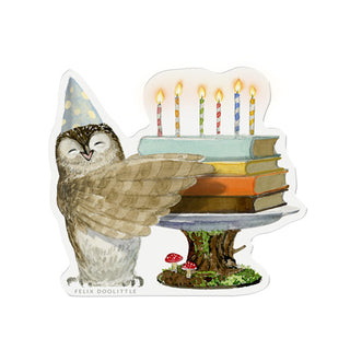 Bookish Birthday - Vinyl Sticker