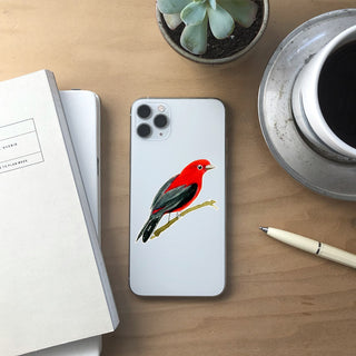 Scarlet Tanager - Vinyl Sticker