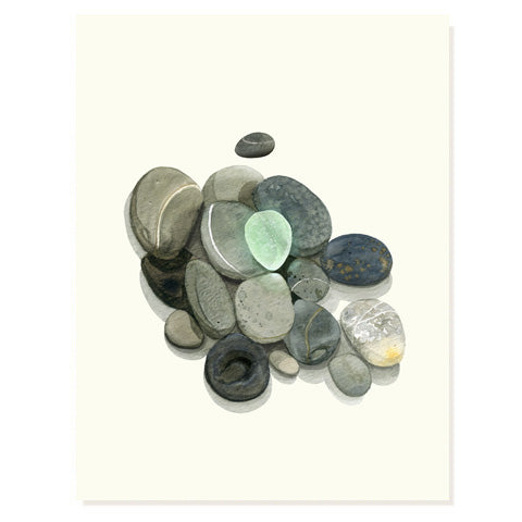 Seaglass and Stones - Occasion Card