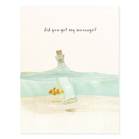 Message in a Bottle - Occasion Card
