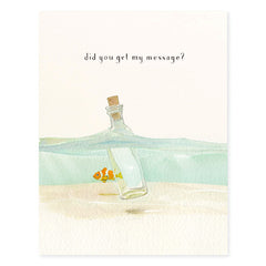 Message in a Bottle - Occasion Card by Felix Doolittle