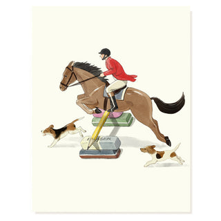 Paper Chase - Equestrian Card