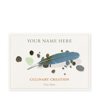 Blue Feather - Canning Labels