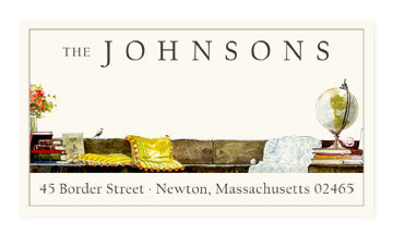 Castle In The Sky - Panoramic Return Address Labels