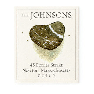 Heart-shaped Rock - Return Address Labels
