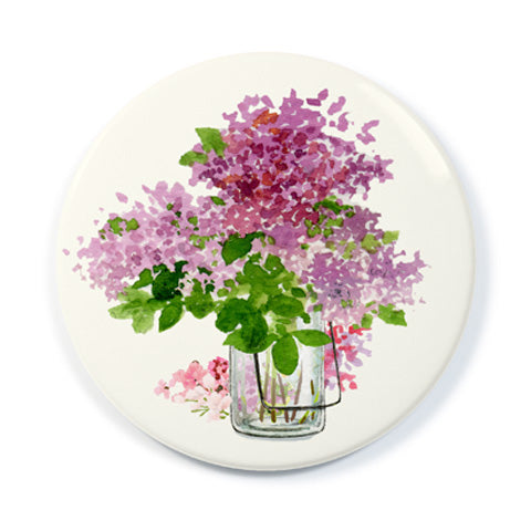 Lilac Jar - Pocket Mirror