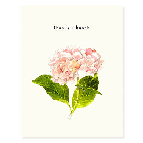 Pink Hydrangeas - Occasion Card