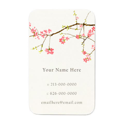 Pink Cherry - Personal Calling Cards by Felix Doolittle