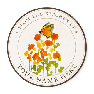 Butterfly and Flowers - Chef Medallions