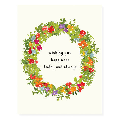 Flower Wreath - Occasion Card