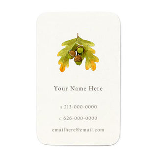 Autumn Acorns - Personal Calling Cards