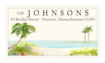 Key West - Panoramic Return Address Labels