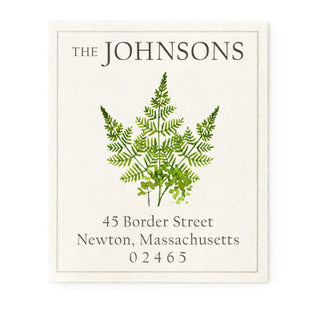 Fern Sprigs - Return Address Labels