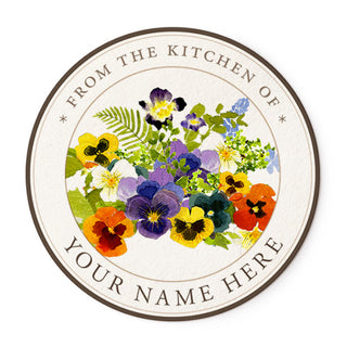 Spring Pansies - Chef Medallions