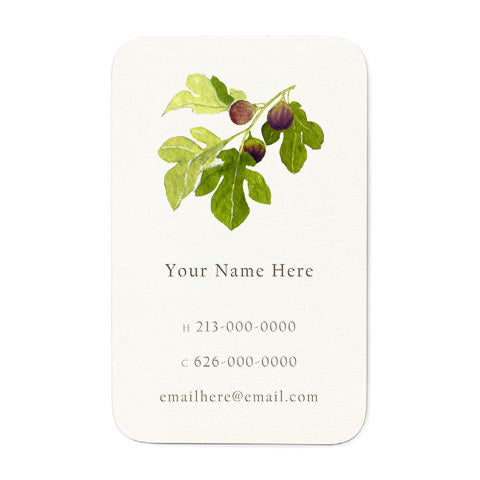 Fig Stem - Personal Calling Cards