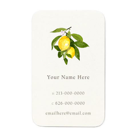 Lemon Branch - Personal Calling Cards