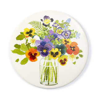 Pansies - Pocket Mirror