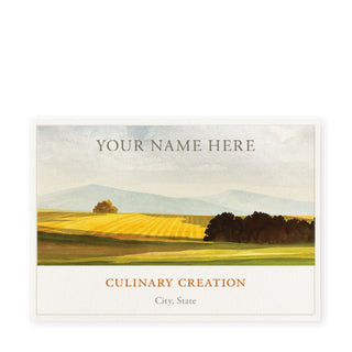 Golden Field - Canning Labels
